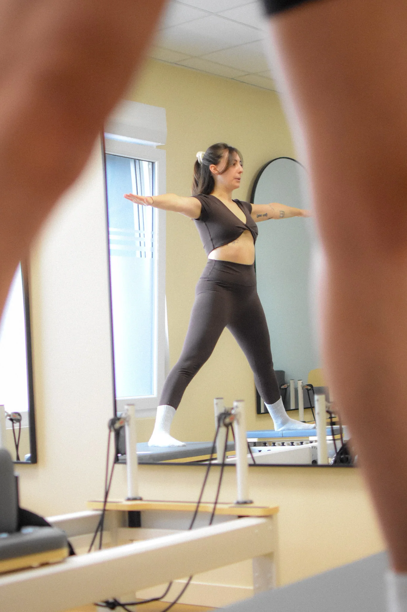 Je découvre le Pilates.